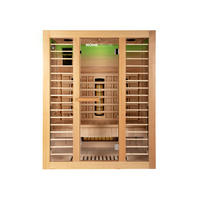 INFRAROTKABINE REDSUN DELUXE L - Braun, Holz (153/190/110cm) - Home Deluxe
