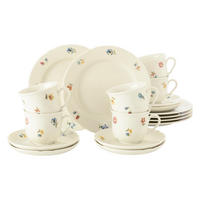 KAFFEESERVICE Marieluise Elfenbein Blütenmeer bunt 18-tlg. - Multicolor, Keramik (24/18.1/43cm) - Seltmann Weiden