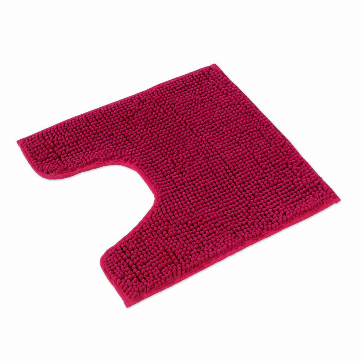 BADEMATTE MIT WC AUSCHNITT PARIS - Pink, Textil (45/45cm) - WohnDirect