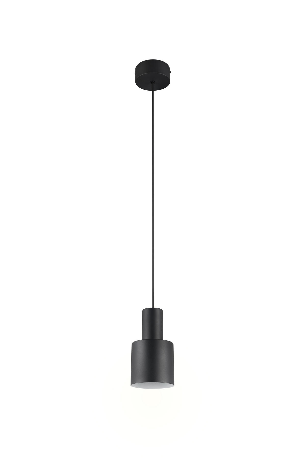 HÄNGELAMPE AGUDO - Schwarz - 12/12/150 cm - Schwarz, Metall (12/12/150cm) - Trio Leuchten