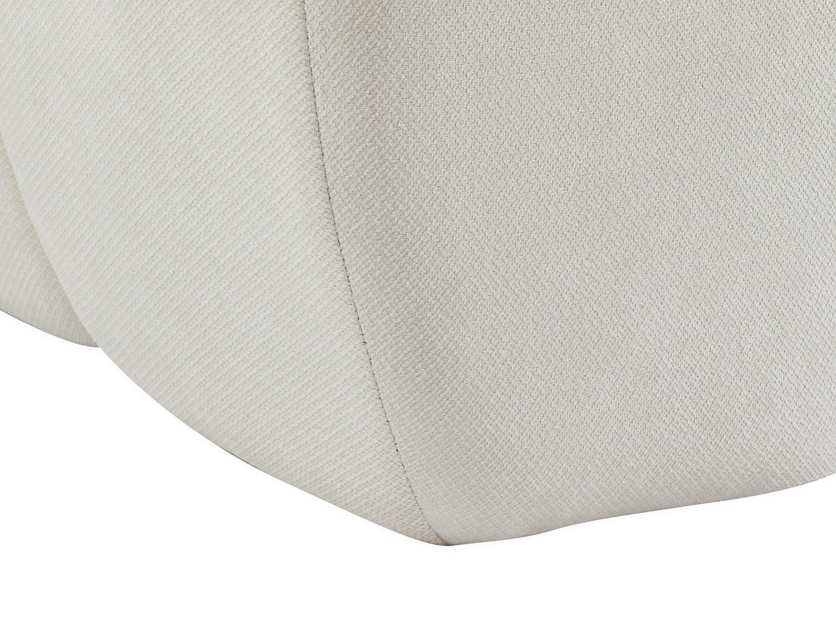 SOFA - 3 Personen - stoff - beige Benafo - Beige, Textil (218/84/104cm) - Vente-Unique