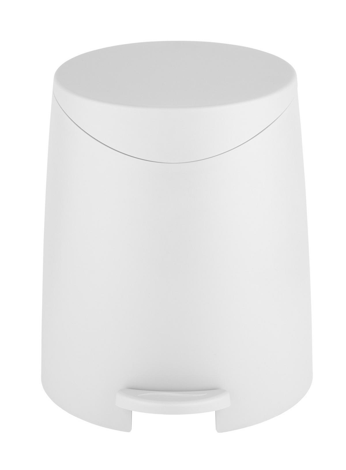 MÜLLBEHÄLTER Portes 3 l 22/22/19 cm - Weiß, Kunststoff (22/19/22cm) - Allstar