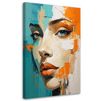 LEINWANDBILD Menschen & Charaktere 60x90cm - Multicolor, Textil (60/90cm) - Feeby