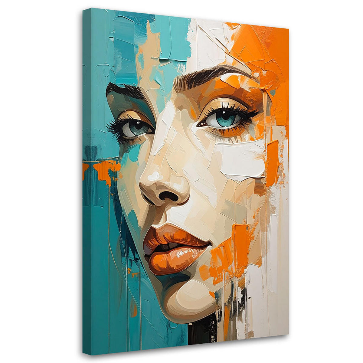LEINWANDBILD Menschen & Charaktere 60x90cm - Multicolor, Textil (60/90cm) - Feeby