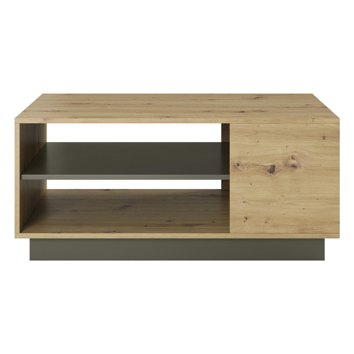 COUCHTISCH ANDEBU STO1 ABS-Kante Eiche - Eiche Wotan, Holzwerkstoff (100/60/46cm) - Komodee