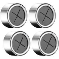 GESCHIRRTUCHHALTER 4-teiliges Set selbstklebend Silber - Silberfarben, Kunststoff (4/2/4cm)