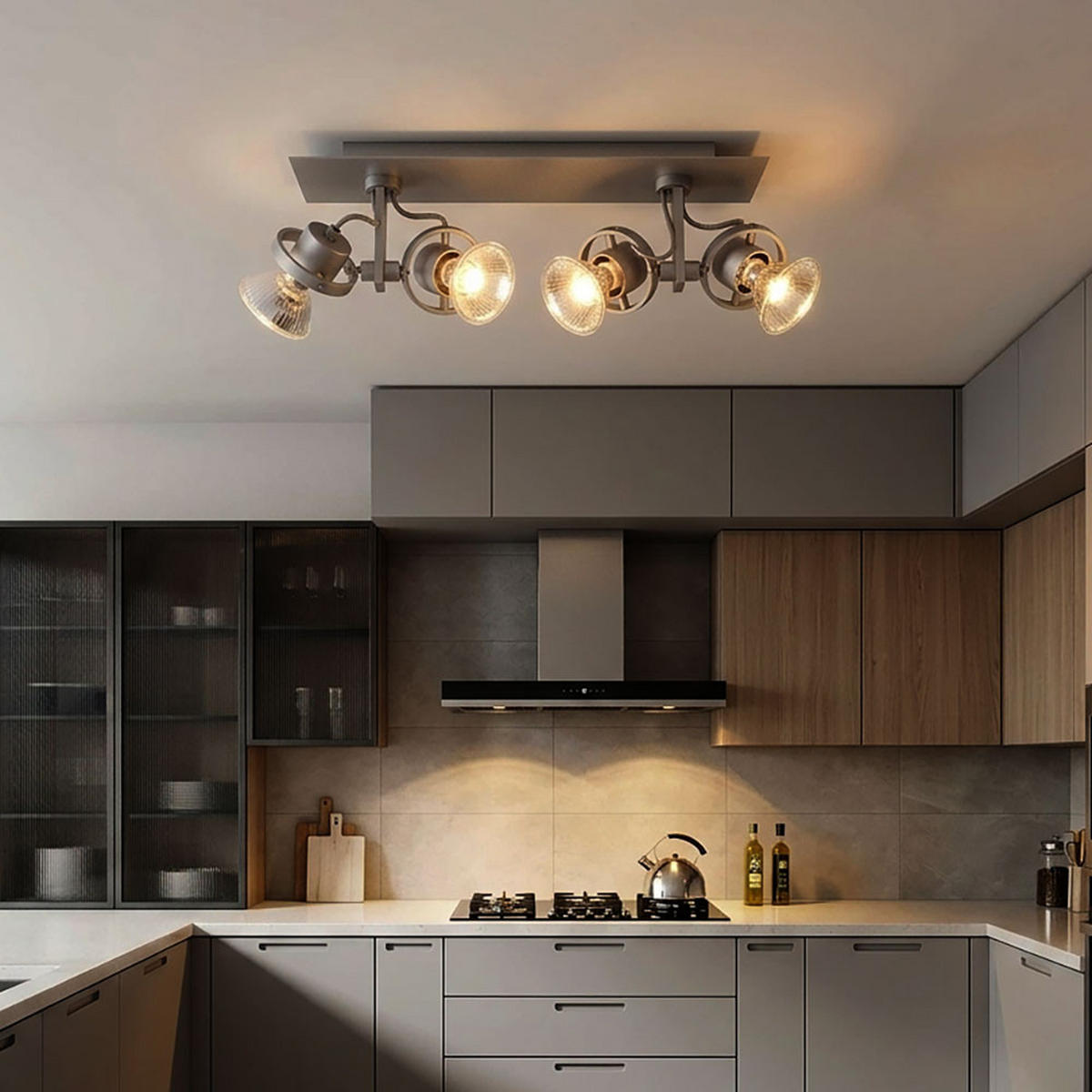 LED DECKENLEUCHTE IMOLA Metall Silber matt - Silberfarben, Metall (32/9/14.5cm) - Brilliant