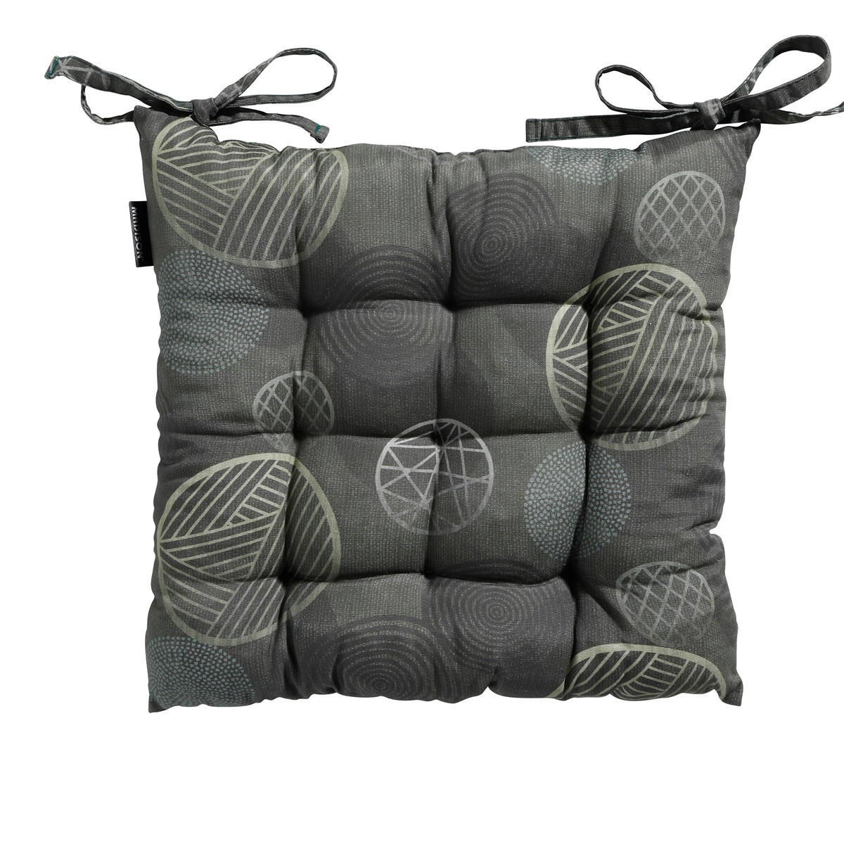 SITZKISSEN Kreis 46/46 cm 4er-Set - Grün, Textil (46/8/46cm) - Madison