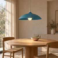 HÄNGELEUCHTE Flash - Blau, Metall (30/30/9cm) - Lumicom