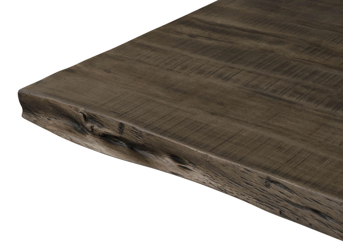 BAUMTISCH Mango 180x90x76 grau lackiert / A-Gestell anthrazit matt FREEFORM 5 - Anthrazit/Grau, Holz (180/90/76cm) - Massivmoebel24