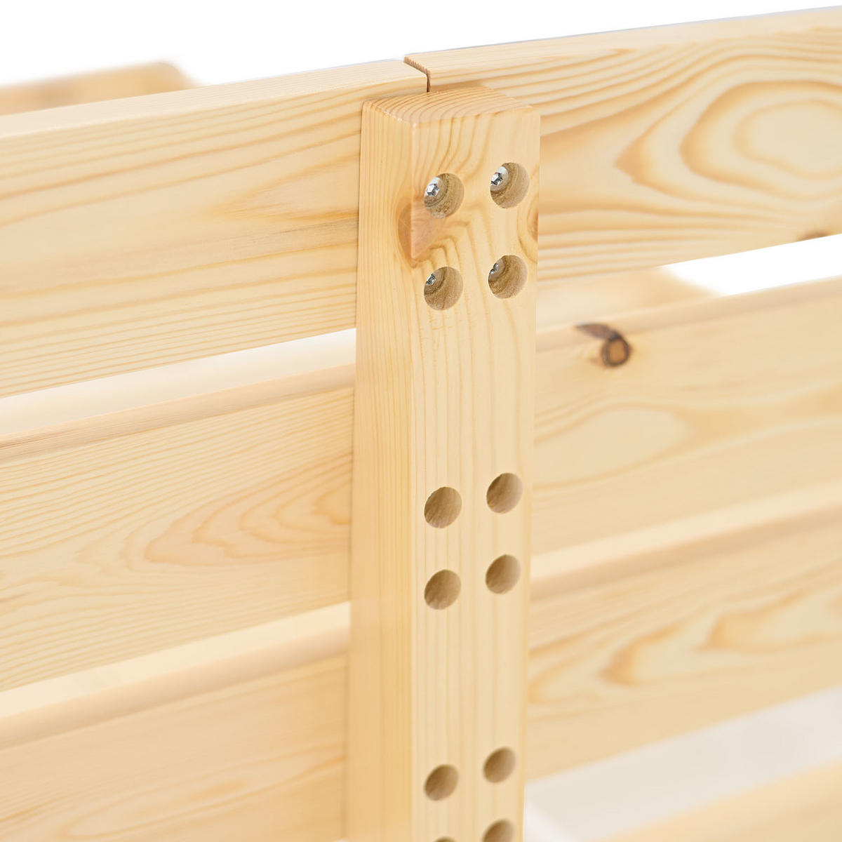 HOLZBETT Natur 160/200 cm Doppelbett mit Schubladen - Naturfarben, Holz (160/200cm) - Homestyle4u