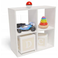 STANDREGAL MALAX EX3 Weiß 74/30/75 cm - Weiß, Holzwerkstoff (74/75/30cm) - Matkam Möbel