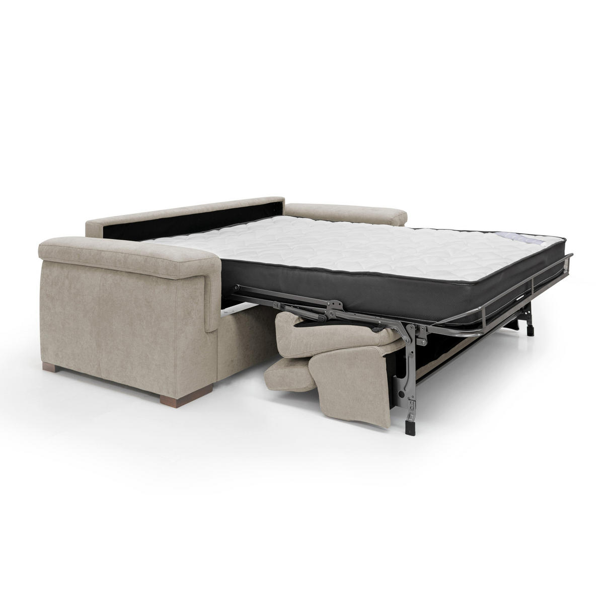 SCHLAFSOFA Giunone - Creme, Textil (220/100/95cm) - Divani.store