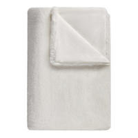 FELLDECKE Wild Thing - Weiß, Kunststoff (150/200cm) - Butlers