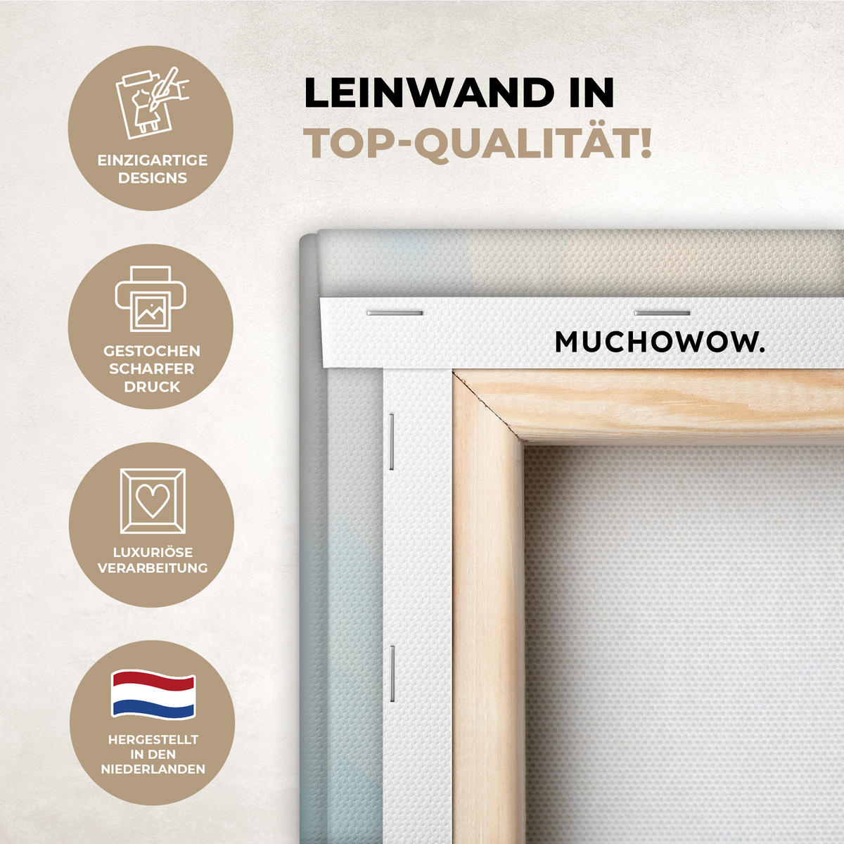 LEINWANDBILD Meer - Fische - Bunt - Dynamisch XXL 150x100 cm - Hellblau, Textil (150/100cm) - MuchoWow