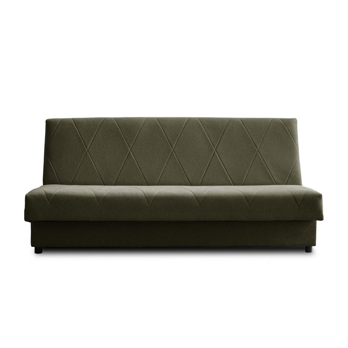 SCHLAFSOFA VERO mit Schlaffunktion Castel 39 - Grün, Textil (191/88/90cm) - Lookway
