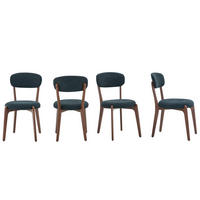 STUHL-SET DE-36455 4 Stück mit Metallgestell Schwarz - Schwarz, Metall (55.5/84/48.5cm) - ComfortXL