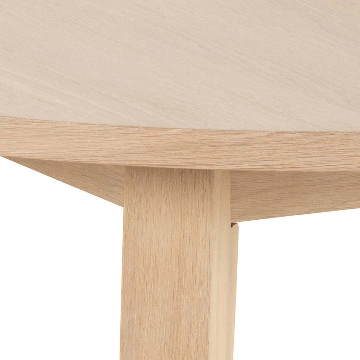 ESSTISCH Ø120cm Eichenfurnier - Alteiche, Holzwerkstoff (220/120/75cm) - ebuy24