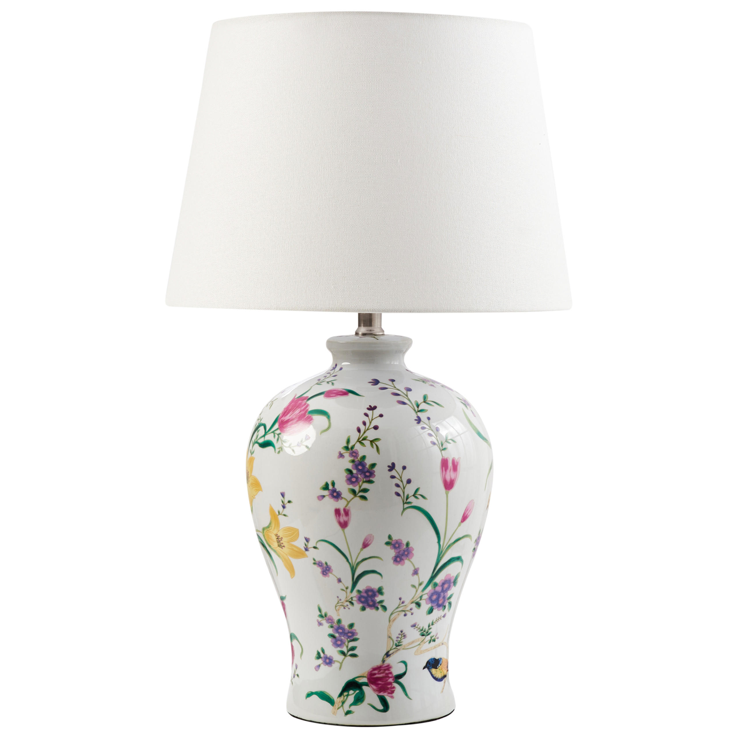 Beliani Tischlampe Weiß, Grün, Gelb, Pink 36x61x36 cm