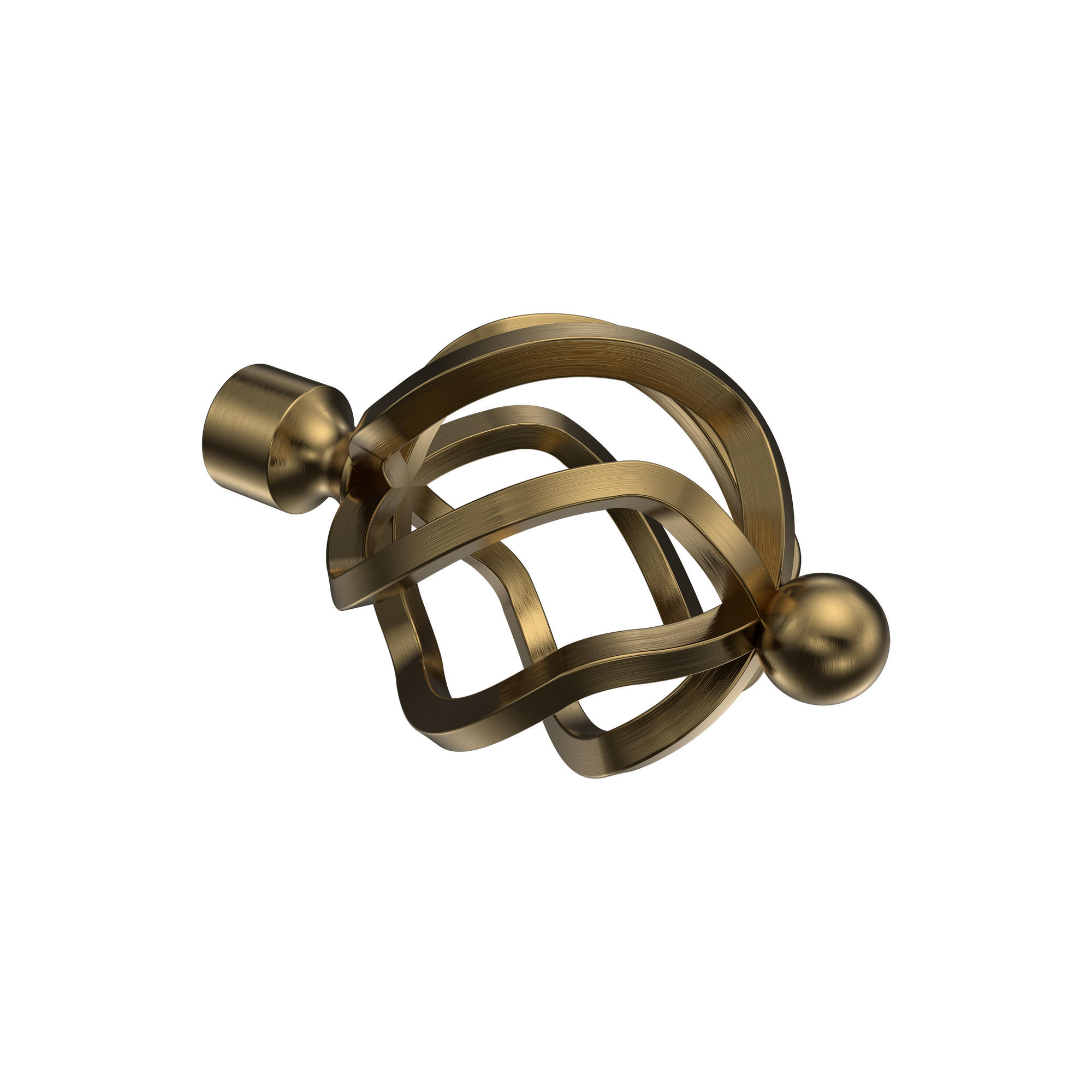Interdeco Endstücke Bronze, Messing 10.6x6.9x6.9 cm