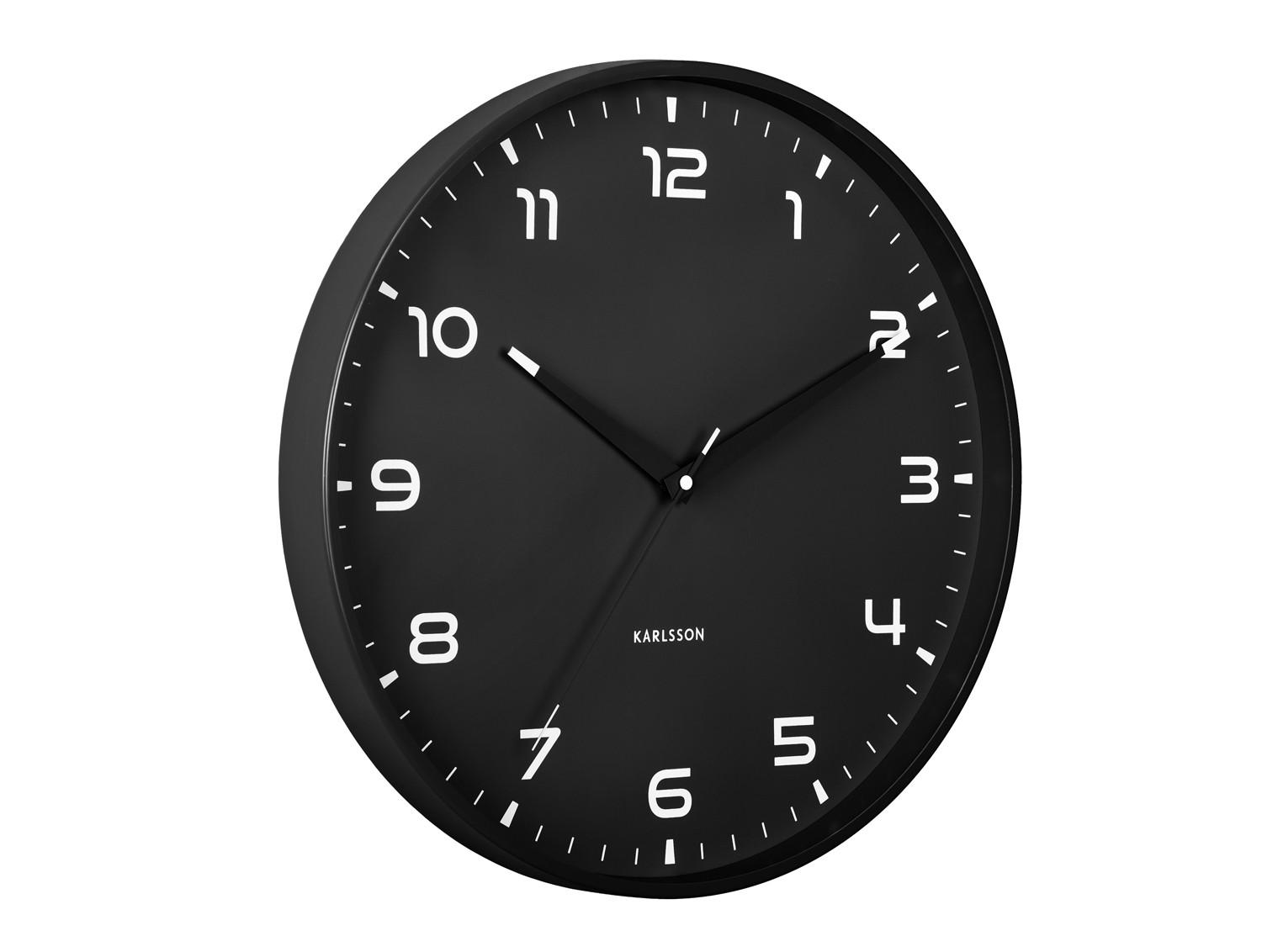 WANDUHR Orgullo Ø40 cm - Schwarz, Metall (40/4.3/40cm) - Karlsson