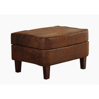 HOCKER 56x67x46 braun CHESTERFIELD - Braun, Holz (56/46/67cm) - Massivmoebel24