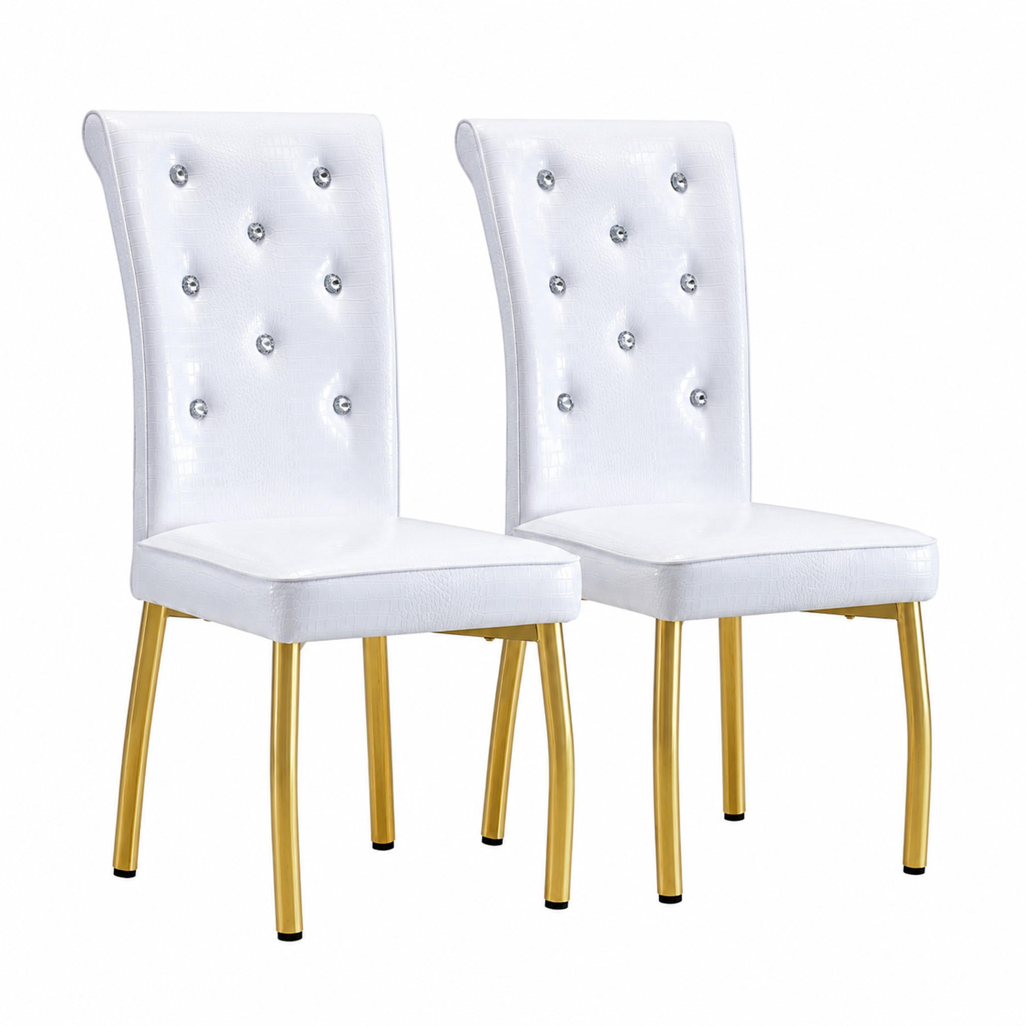 Meubliv Esszimmerstuhl Gold 42x101x61.5 cm