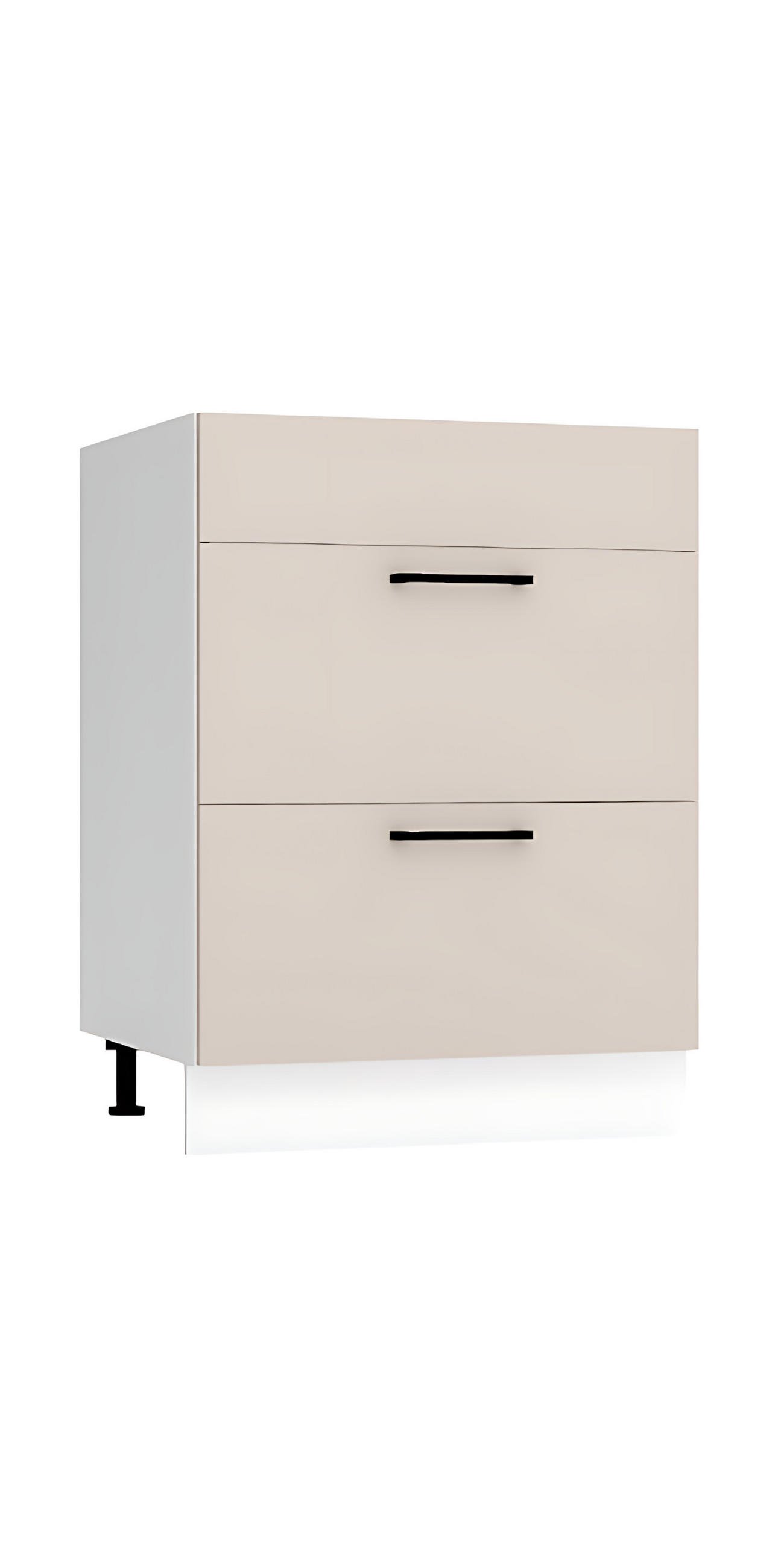 UNTERSCHRANK D60PC S/2 - Morvex - Stilvolles Design - Beige, Holz/Metall (60/82/52.4cm) - ROYAL24_MARKT