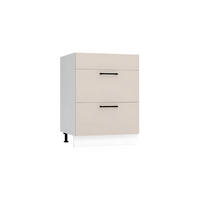 UNTERSCHRANK D60PC S/2 - Morvex - Stilvolles Design - Beige, Holz/Metall (60/82/52.4cm) - ROYAL24_MARKT