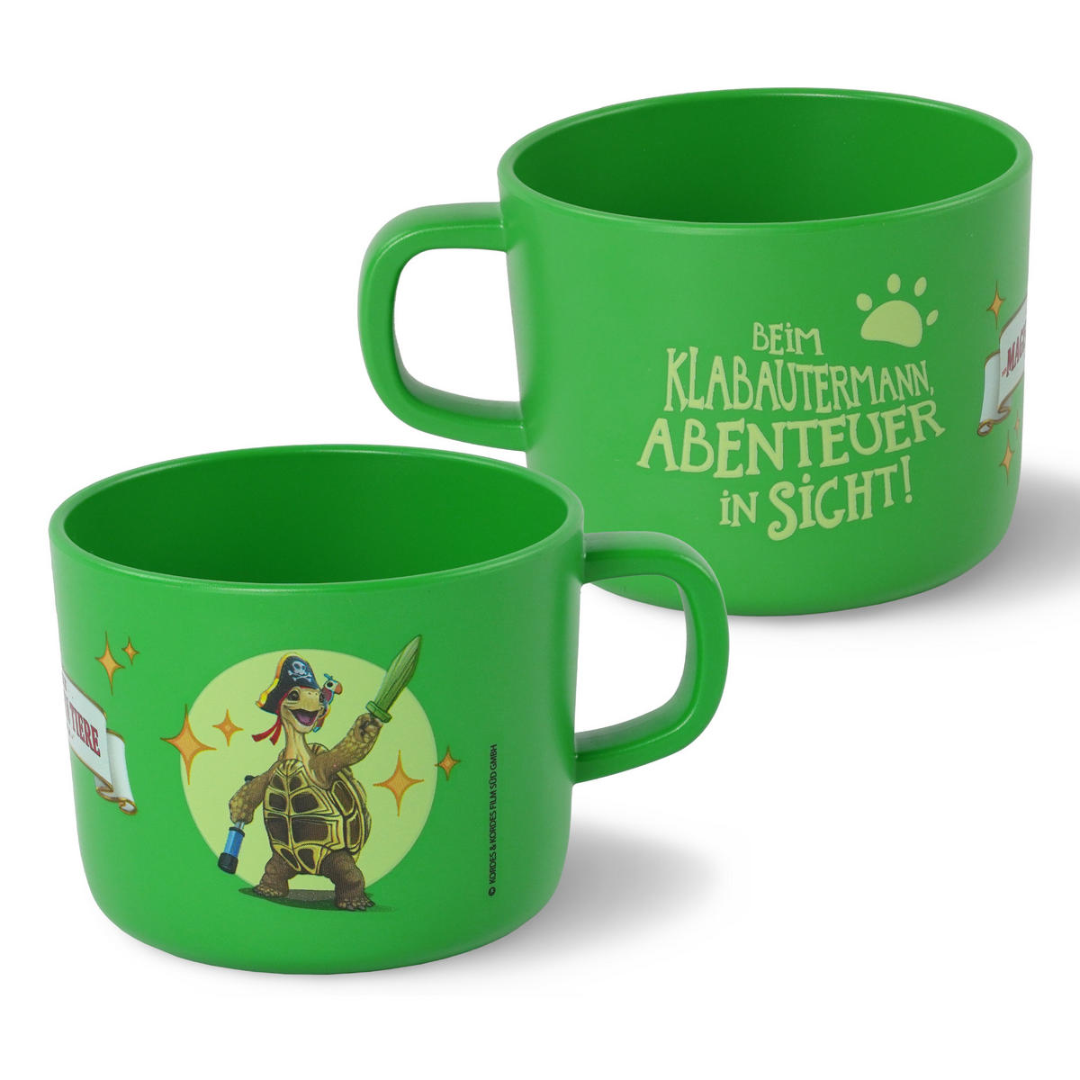 KINDER-TASSE Set 4-teilig - Rot, Kunststoff (0.25L) - Stoneline