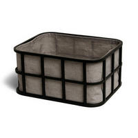 AUFBEWAHRUNGSKORB BAMBOO - Schwarz, Holz (32/41.5/41.5cm) - MÖVE