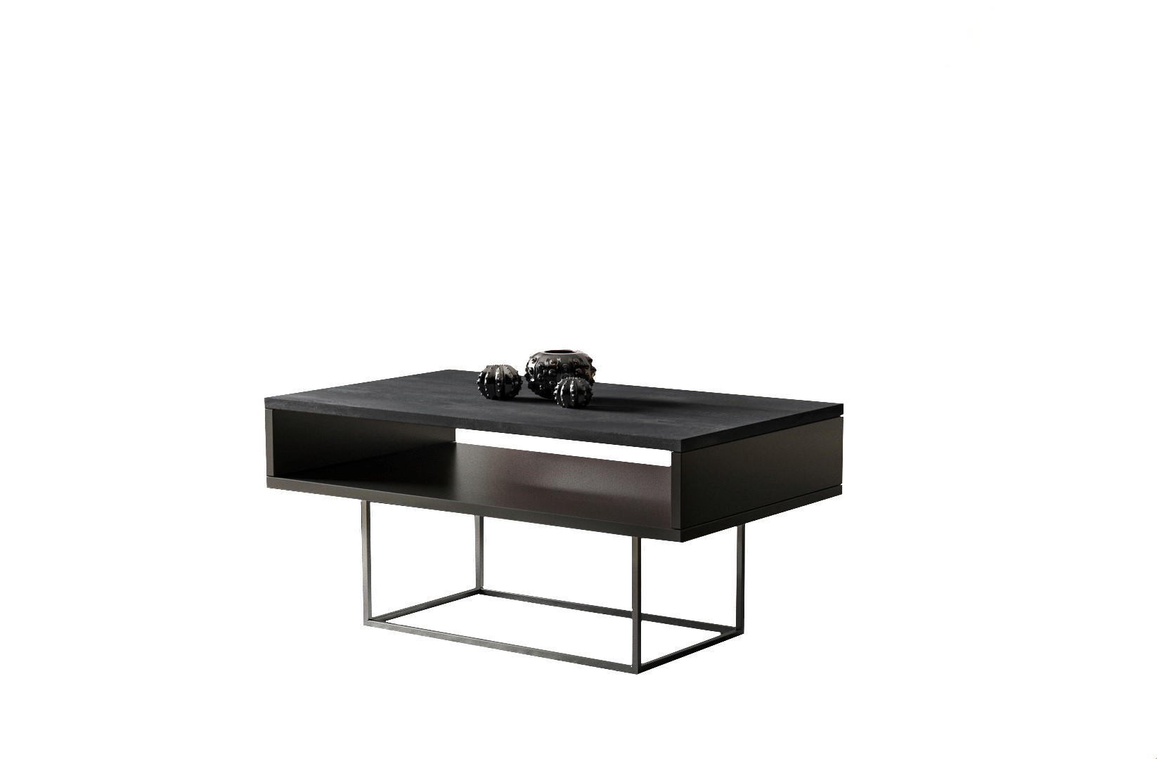 COUCHTISCH Enna - Graphitfarben, Holzwerkstoff (100/60/53cm) - Endo-Moebel