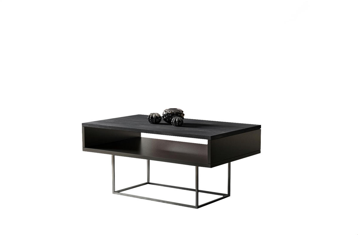 COUCHTISCH Enna - Graphitfarben, Holzwerkstoff (100/60/53cm) - Endo-Moebel