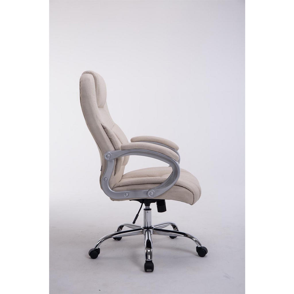 Thumbnail - Deluke Bürostuhl, Creme, Textil, 66x113x70 cm, Arbeitszimmer, Bürostühle, Chefsessel