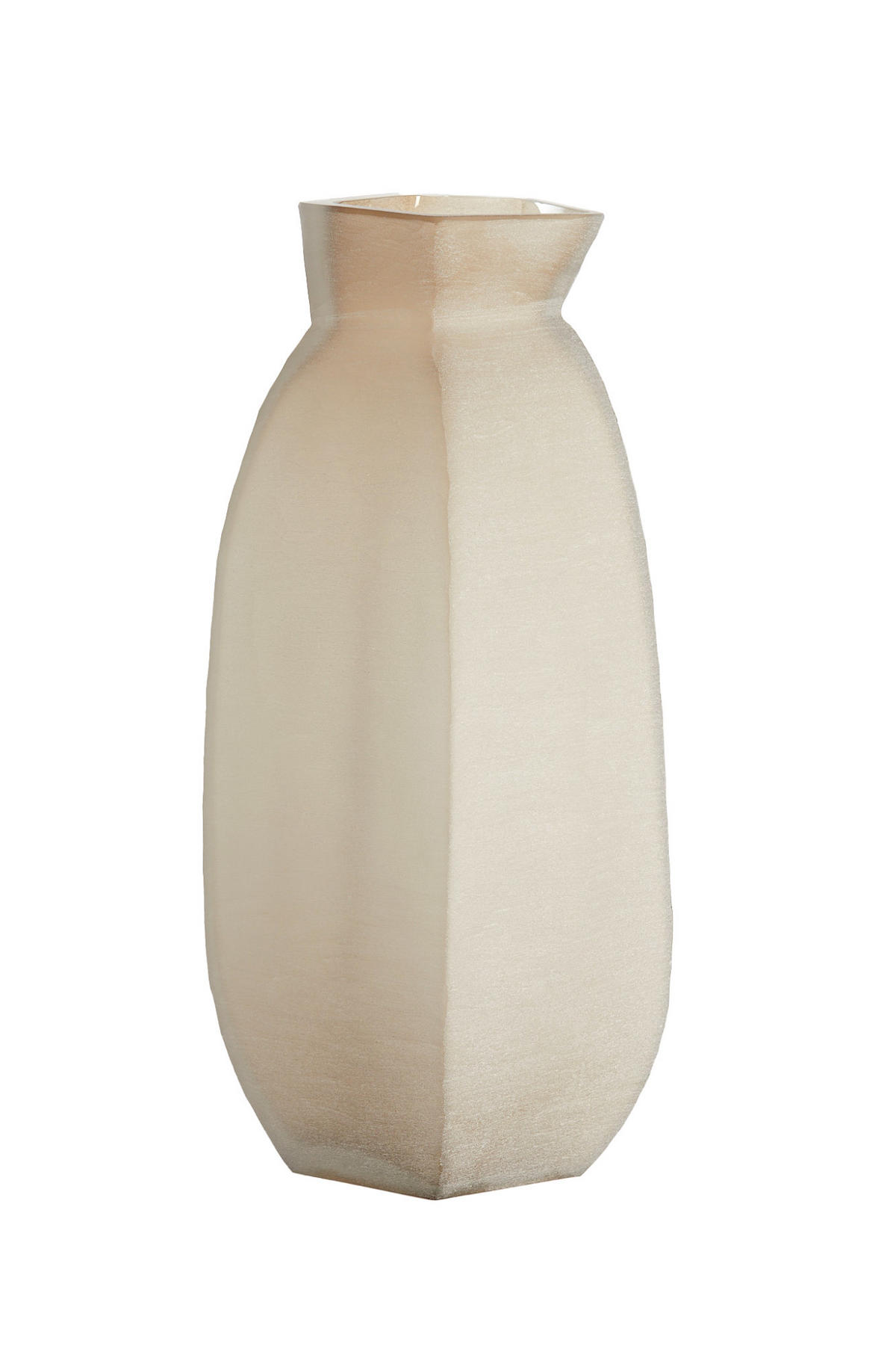 VASE Veliko Braun Ø24,5/50,5 cm - Braun, Glas (50.5cm) - Light & Living