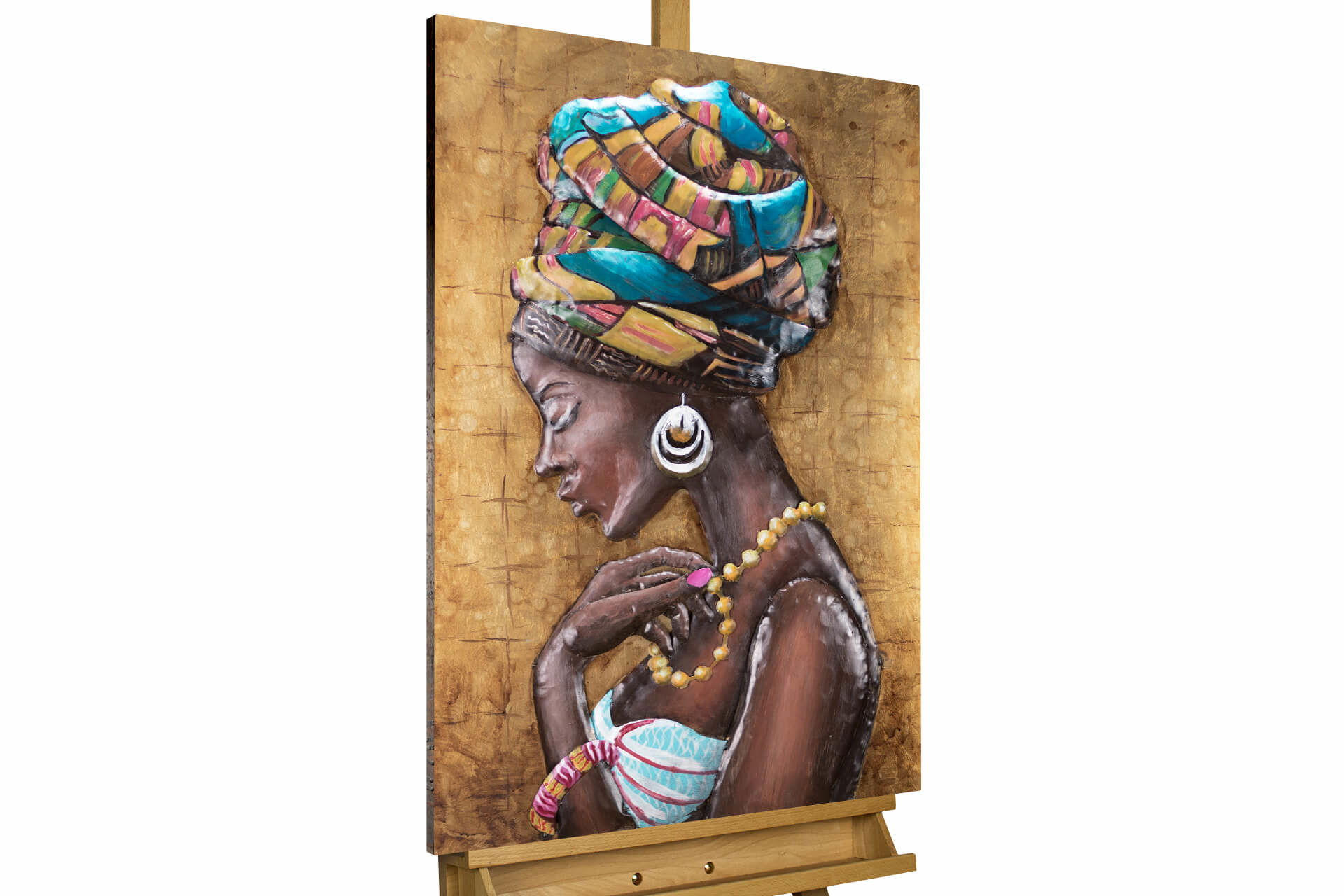 KUNSTLOFT KOVOVÝ OBRAZ EXOTICKÁ PŮVABNOST, 60/90 CM