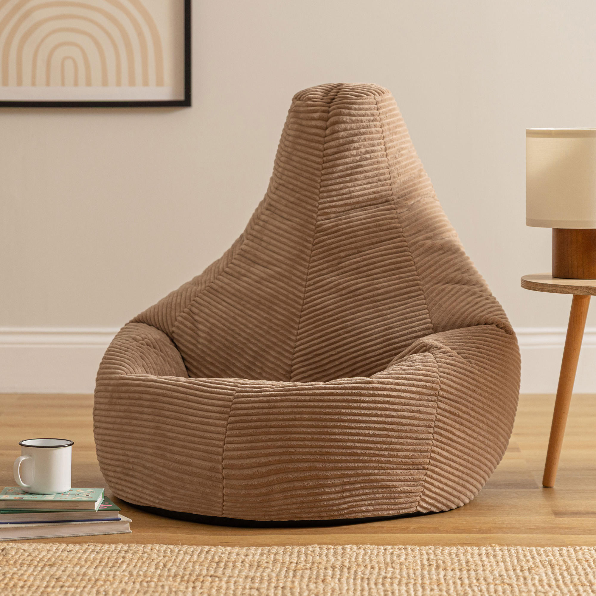 SITZSACK Dalton - Mokka, Textil (90/73/84cm) - icon