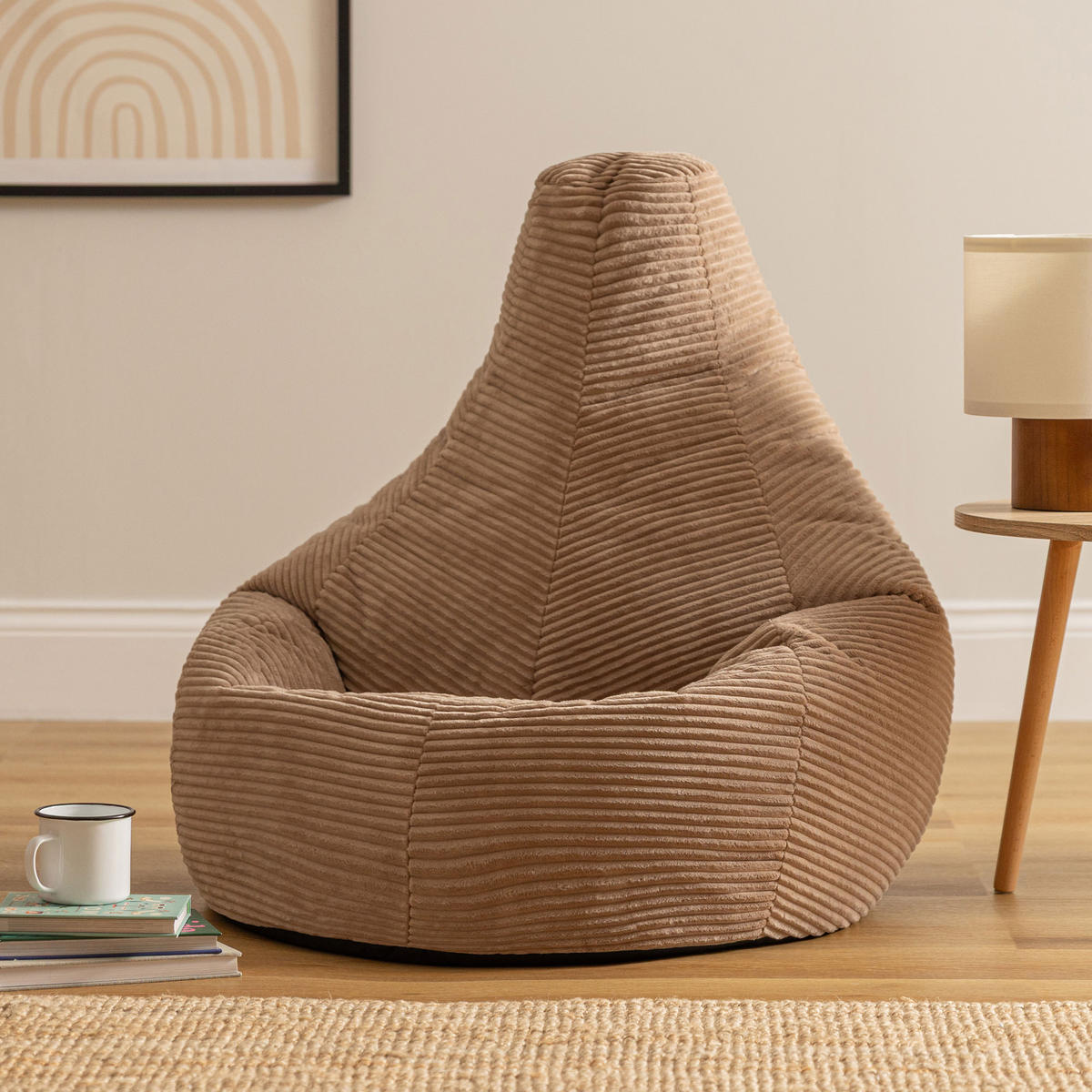 SITZSACK Dalton - Mokka, Textil (90/73/84cm) - icon