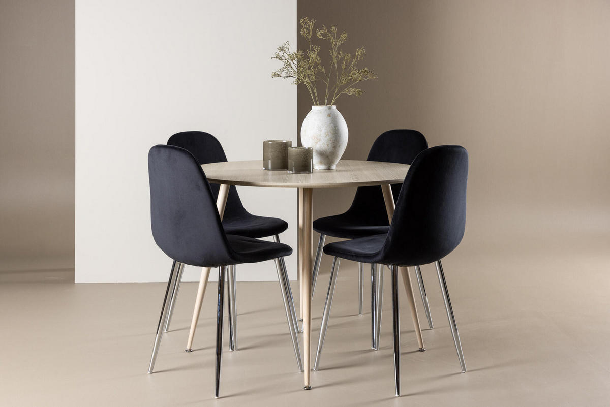 ESSTISCH PLAZA Beige 100x100x75 cm - Beige, Holzwerkstoff (100/100/75cm) - FURNLUX