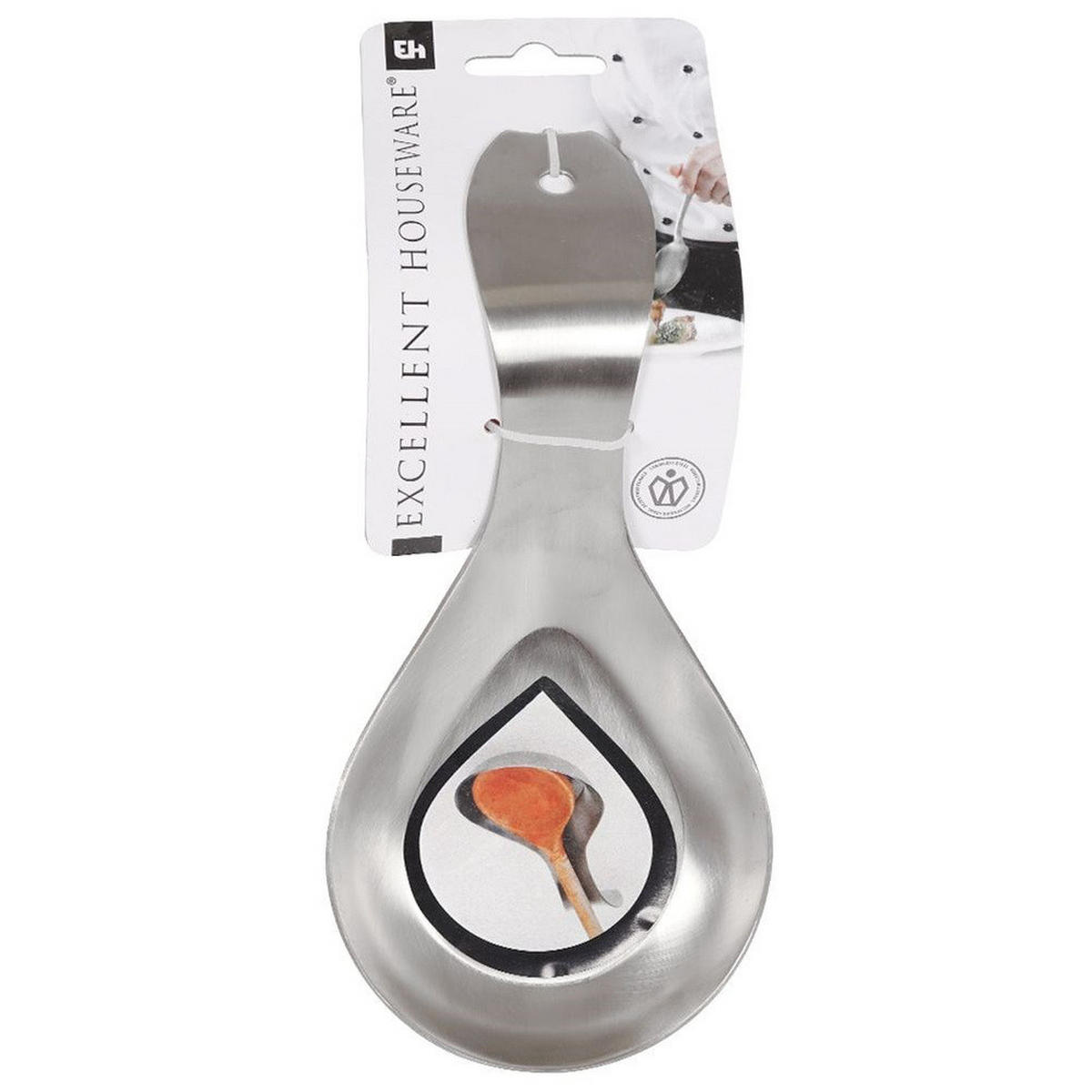 SCHÖPFKELLE UND LÖFFELSTÄNDER Stahl - Silberfarben, Metall (23.5cm) - Excellent Houseware