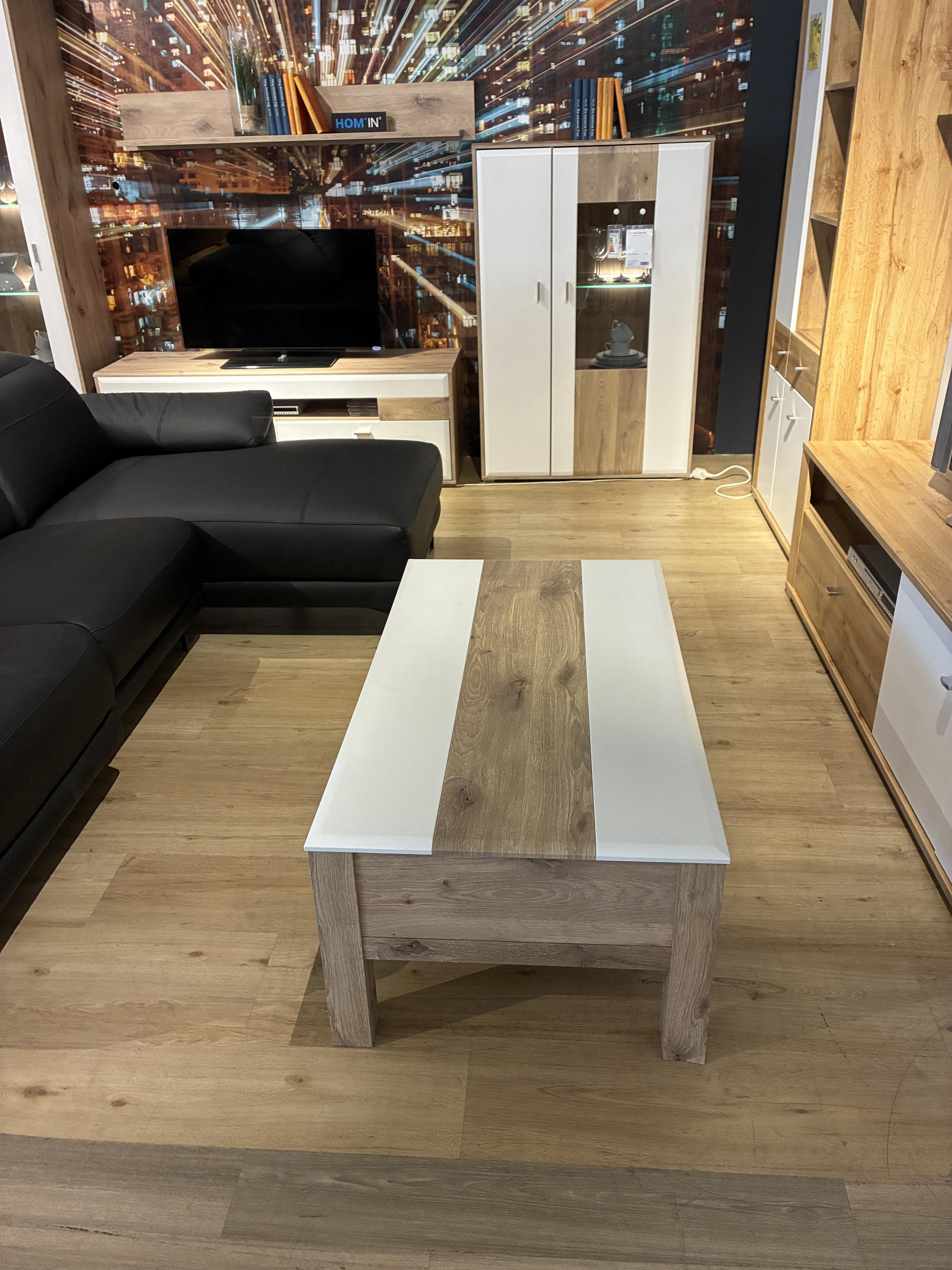DNEVNI REGAL ALBANY+KLUBSKA MIZA - Hom`in