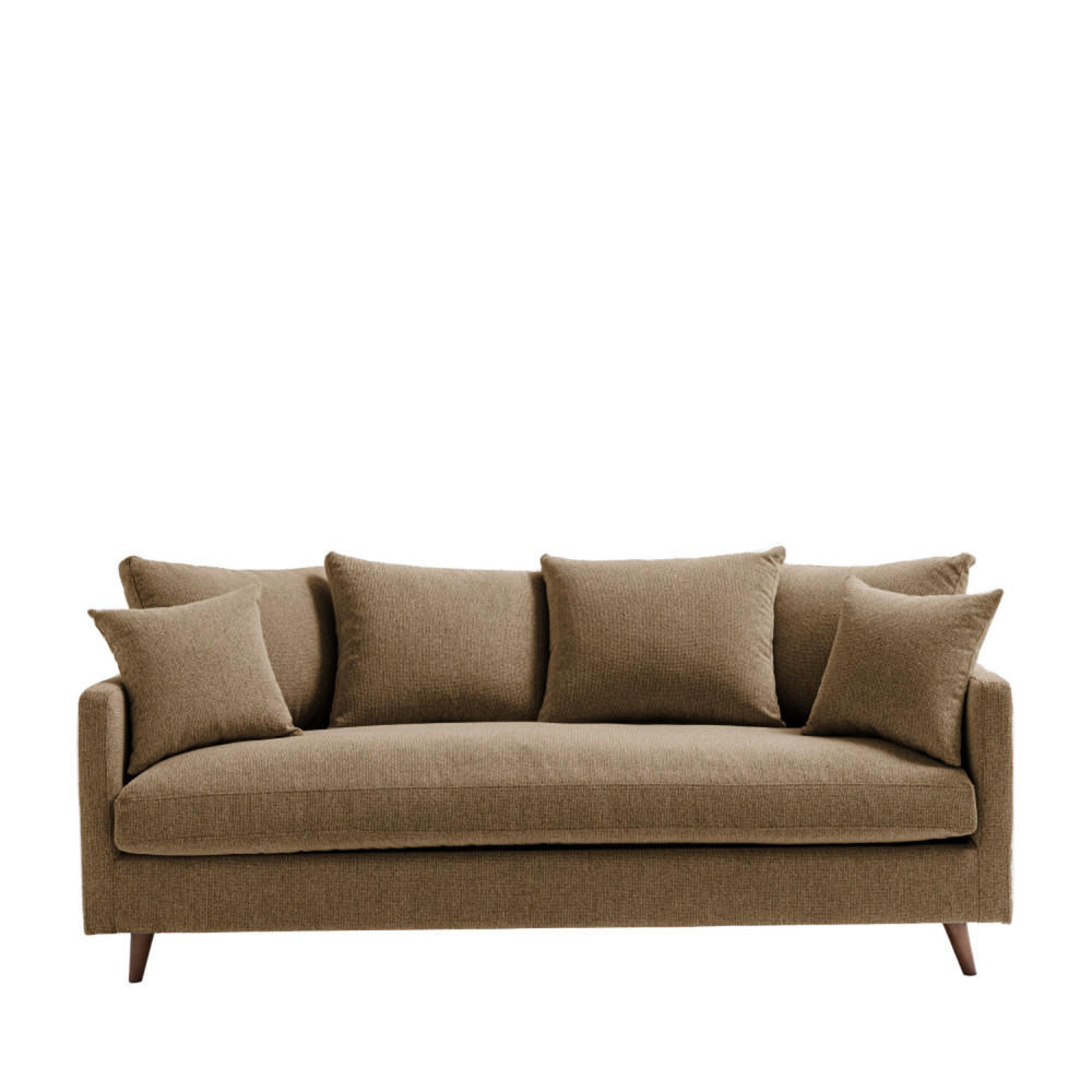 BETTSOFA - Karamell - Bernsteinfarben, Textil (213/86/95cm) - Drawer