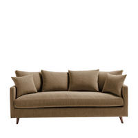 BETTSOFA - Karamell - Bernsteinfarben, Textil (213/86/95cm) - Drawer