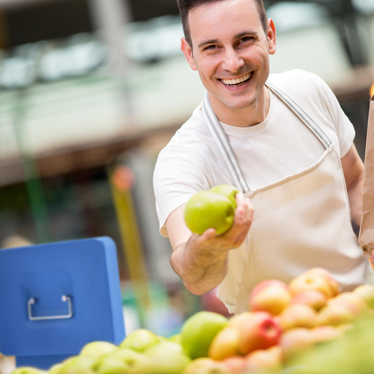 GELDKASSETTE Euro - Blau, Kunststoff/Metall (25/9/18cm) - Relaxdays