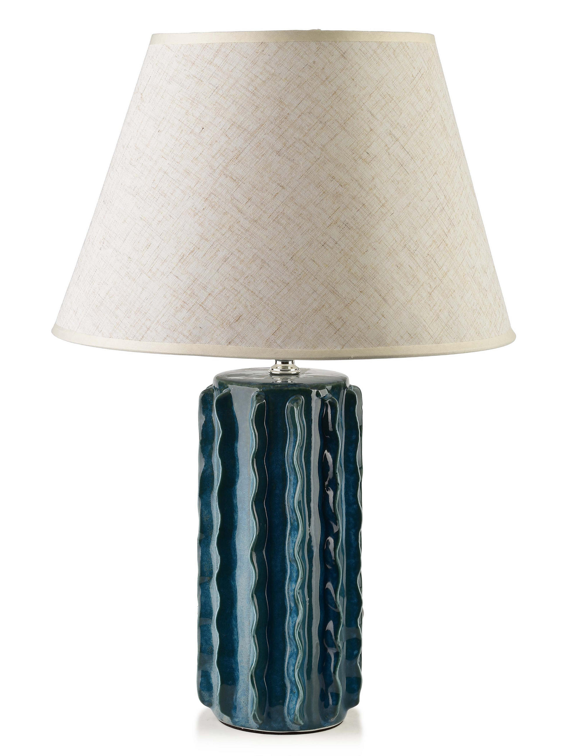 TISCHLAMPE Leti Dunkelblau 11.5/30/45 cm Keramik - Dunkelblau, Keramik (11/30/45cm) - Mondex