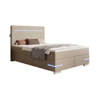 BOXBETT Portland beige 90/200 cm - Beige, Textil (90/200cm) - wonello