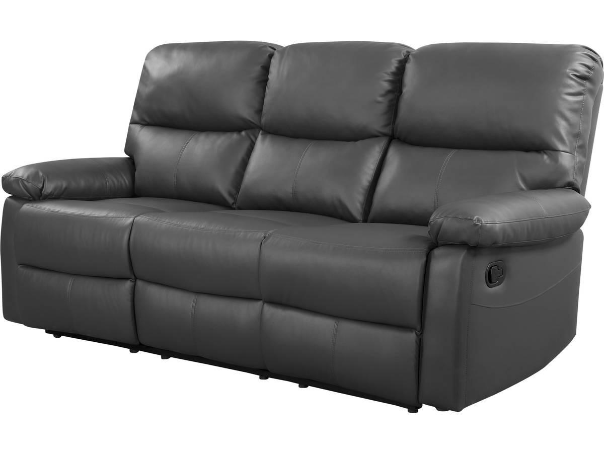 EINZELSOFA lincoln Grau - Grau, Textil (89/103/197cm) - Habitat Garten
