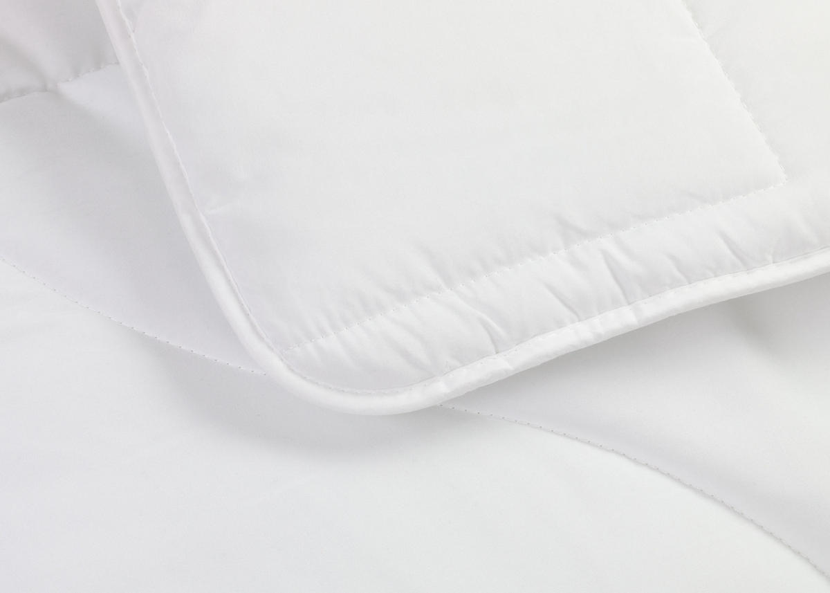 BETTDECKE, 135x200 cm, 100% Polyester, Weiß - Weiß, Textil (135/200cm) - Zollner