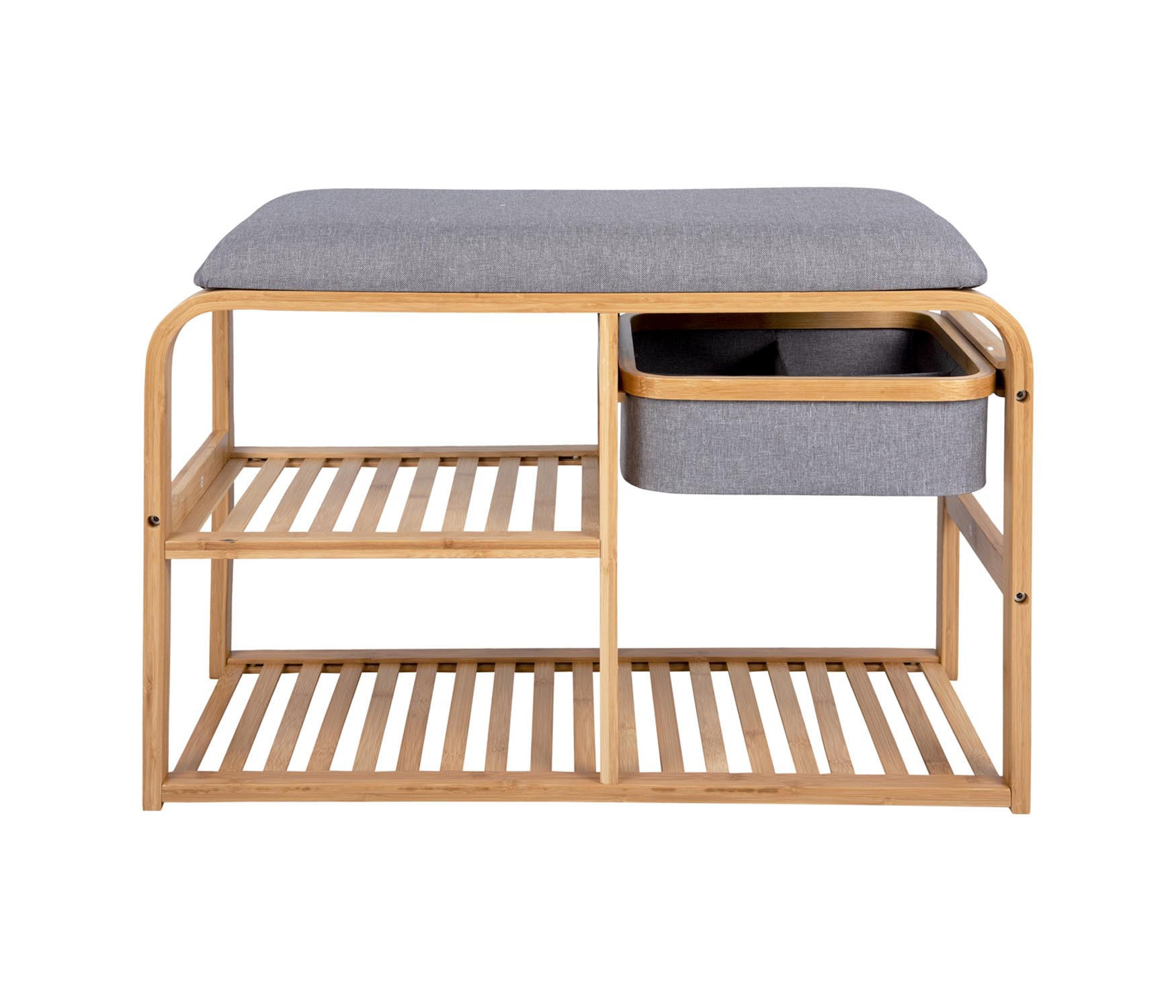 BANK Dure Braun 69.5/30/45 cm - Braun, Holz (30/45/69.5cm) - Leitmotiv