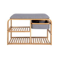 BANK Dure Braun 69.5/30/45 cm - Braun, Holz (30/45/69.5cm) - Leitmotiv